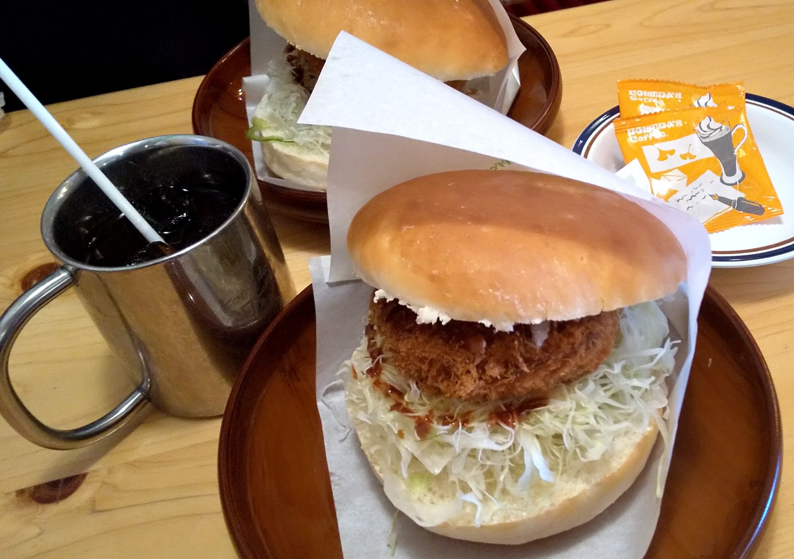 大豆ハムカツバーガー