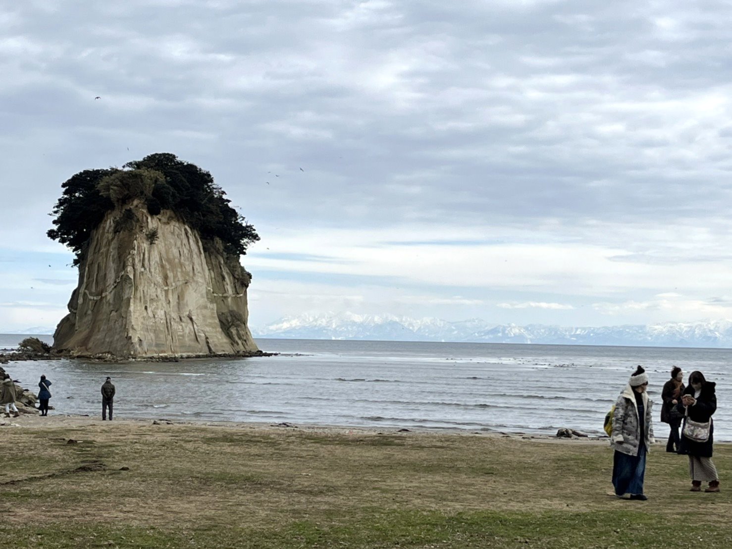 立山連峰@見附島